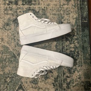 Vans Women's White High-Top Sneakers
